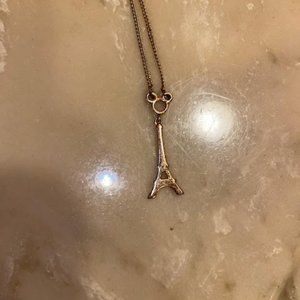Eiffel tower Disney necklace